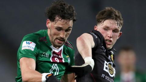 Action between Westmeath and Down at Croke Park