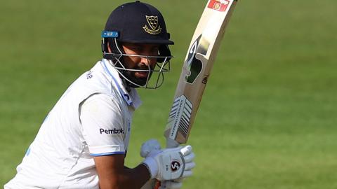 Cheteshwar Pujara bats for Sussex