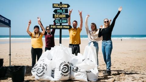 beach cleaners