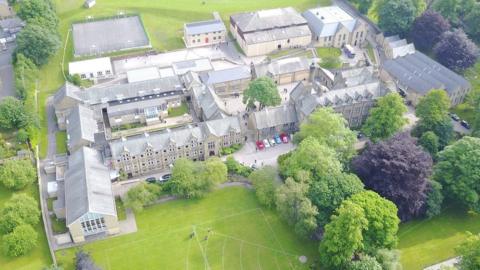 Aerial view of Ermysted’s Grammar School
