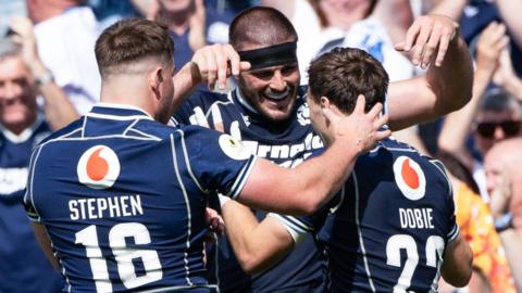 Scotland celebrate