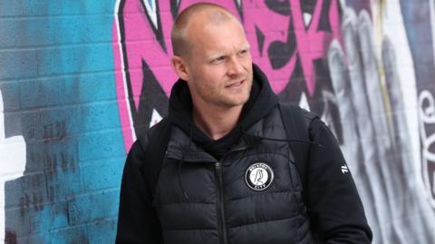 Bristol City head coach Liam Manning 