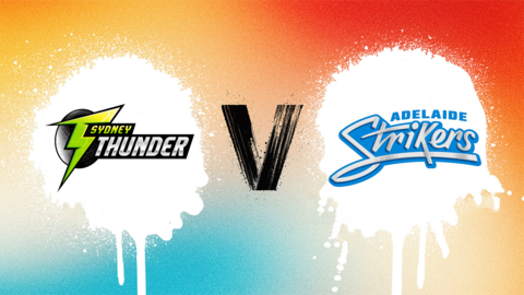 Sydney Thunder v Adelaide Strikers badge graphic