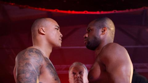 Fabio Wardley and Daniel Dubois face off
