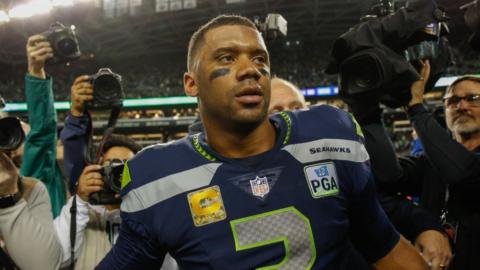 Seattle Seahawks quarterback Russell Wilson