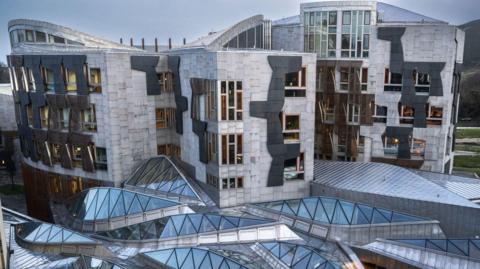 The Scottish Parliament building