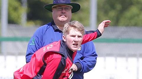 Morgan Topping bowling