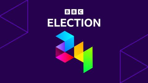 BBC general election 2024 graphic