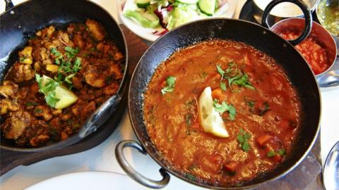 A curry in Bradford - stock photo