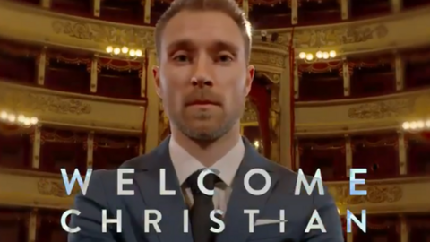 Christian Eriksen at La Scala