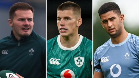 Jacob Stockdale, Sam Prendergast and Cormac Izuchukwu