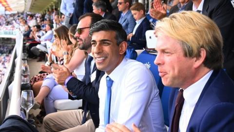 Rishi Sunak at Lord's