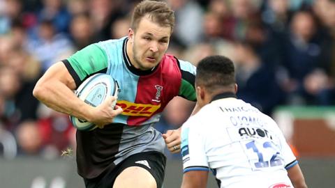 Andre Esterhuizen got Harlequins' two first-half tries against Bath