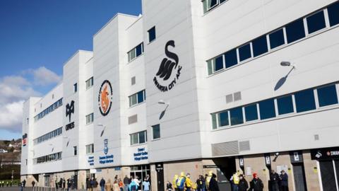 Swansea.com stadium, home of Swansea City