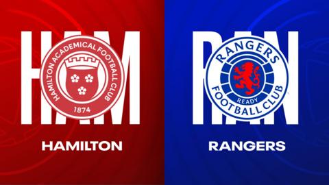 Hamilton Academical and Rangers badges