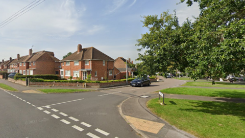 A google streetview of the junction 