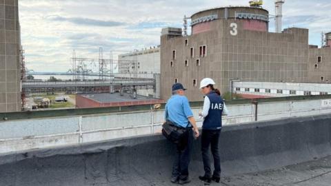 UN inspectors at Zaporizhzhia plant - 1 September