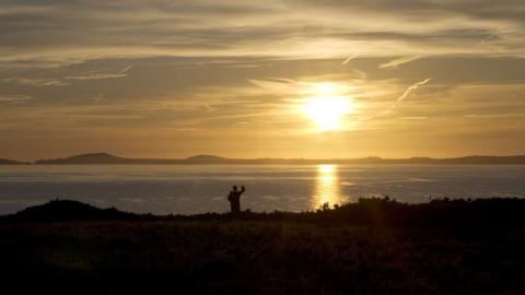 Sunset over St Brides Bay, Pembrokeshire