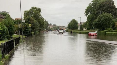 Flooding in Alderman Road