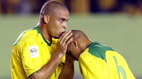 Ronaldo and Roberto Carlos