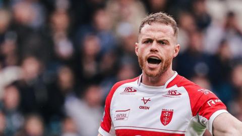 Joe Burgess in action for Hull KR