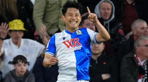 Blackburn celebrate scoring