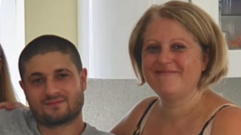 Maria Nugara has blonde short hair and 29-year-old Giuseppe Morreale is wearing a Nike grey t-shirt