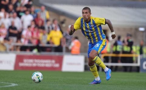 Nathan Wood playing for Southampton FC against Northampton Town
