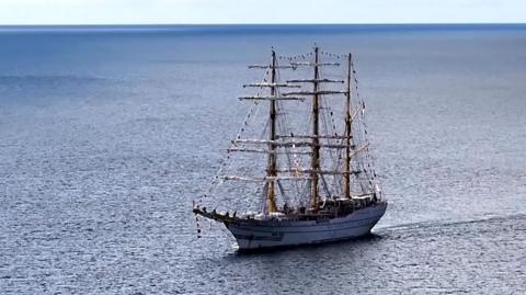 Tall ship arrives in Shetland