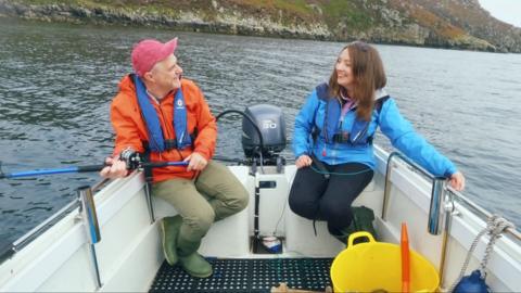 Aonghas MacAoidh agus Katie NicRisnidh