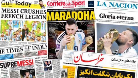 Global front pages reflect on the Qatar 2022 World Cup