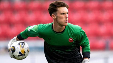 Jamie Smith in action for Hamilton Academical