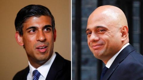 Rishi Sunak a Sajid Javid