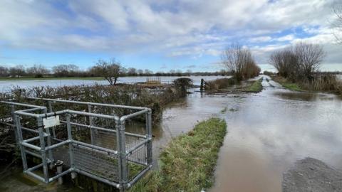 Flooding on the levels