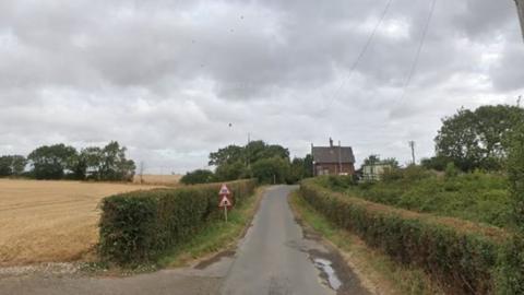 Ulceby solar farm site