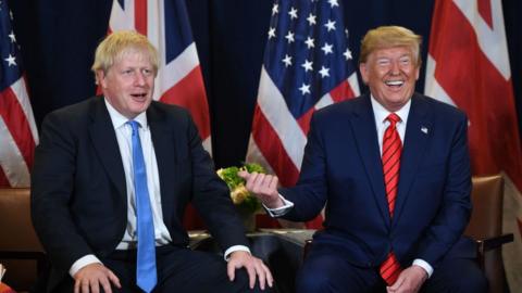 Boris Johnson and Donald Trump