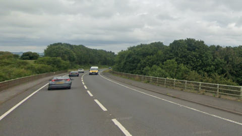 The A66 at Marron Bridge