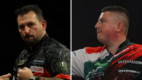 Jonny Clayton and Nicky Kenny for Wales