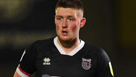 Mattie Pollock in action for Grimsby