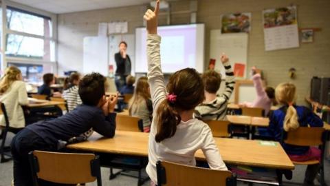 Generic picture of children in a classroom