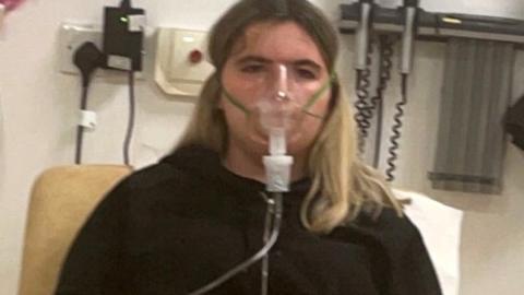 Kayla Lamb in hospital