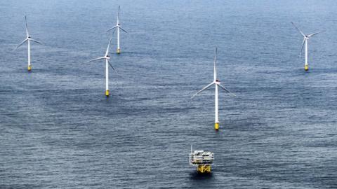 Turbines in the North Sea