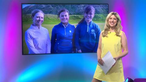Jenny on the Newsround set