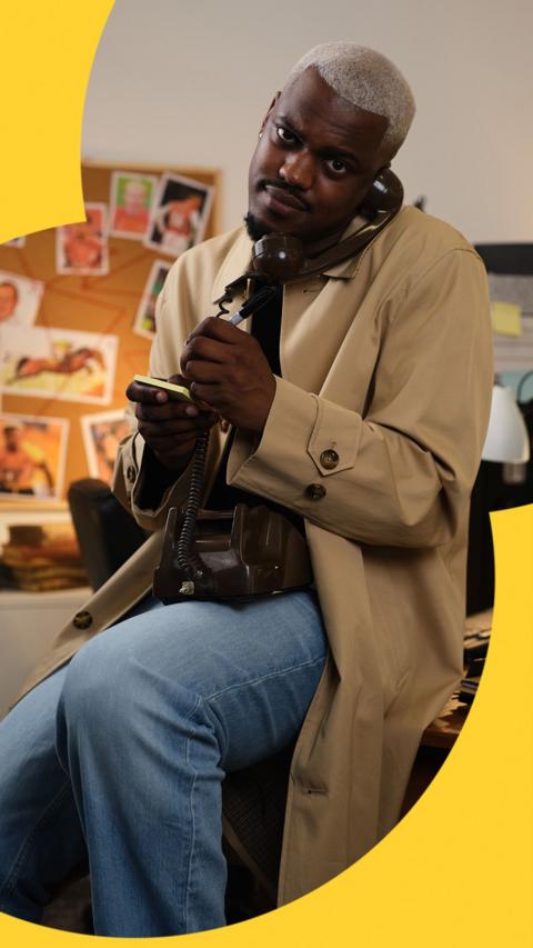 Karel Prince in podcast studio