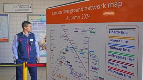 A new London Overground network map