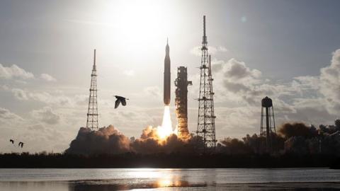 Artemis II lifts off