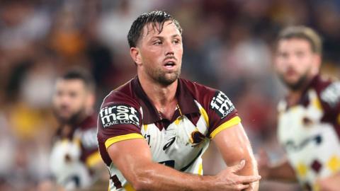 Tyson Smoothy playing for Brisbane Broncos 