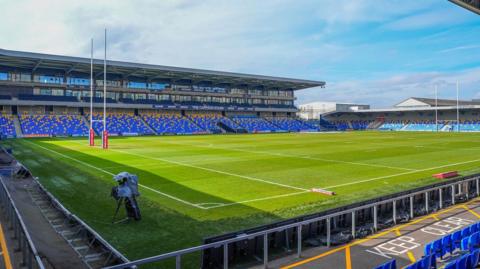 A general view inside AFC Wimbledon's ground before a London Broncos match
