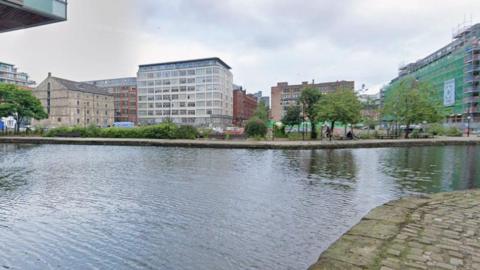 A general view of the Rochdale Canal