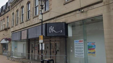 An empty BHS store in Mansfield
